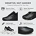 Crocs Men's Bistro No Hands Work Sneakers, Triple Black, 11