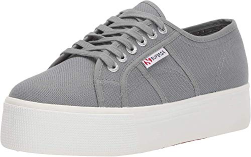 Superga Women's 2790-Acotw Linea up and Down Trainers, Grey (Grey Sage SM38),7.5 B(M) US Women / 6 D(M) US Men