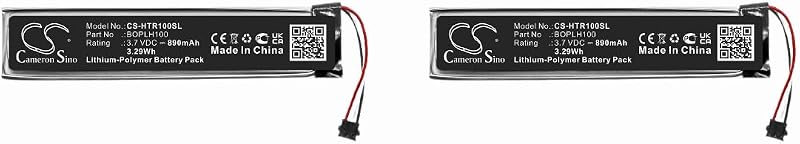 (2 Pack) XSP Battery for HTC Vive Controller, Vive PN 35H00244-00M, BOPLH100