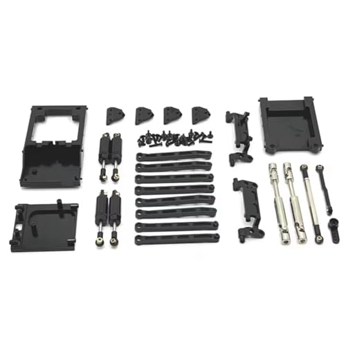 Kit biellettes suspension métal MN168 MN78 upgrade pièces de rechange voiture RC 1/12 crawler