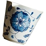 VERDANVERSE Keramik Teetasse Japanischer Stil Retro Design Chinesische Teetasse aus Hochwertiger Keramik Rund und Leicht zu Reinigen für Zuhause und Kung Fu Tee Zeremonien Traditionelle