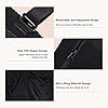 FeelinGirl-Body-Shaper-for-Women-Tummy-Control-Shapewear-Side-Zipper-Open-Bust-Fajas-for-Ladies-Daily-Life FeelinGirl Body Shaper for Women Tummy Control Shapewear Side Zipper Open Bust Fajas for Ladies Daily Life, Black, M