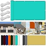 Recular 0.5x1m Waterproof e Sail & Breathable Outdoor Canopy for Sun Protect in Garden Patio Terrace Camping - Sky Blue