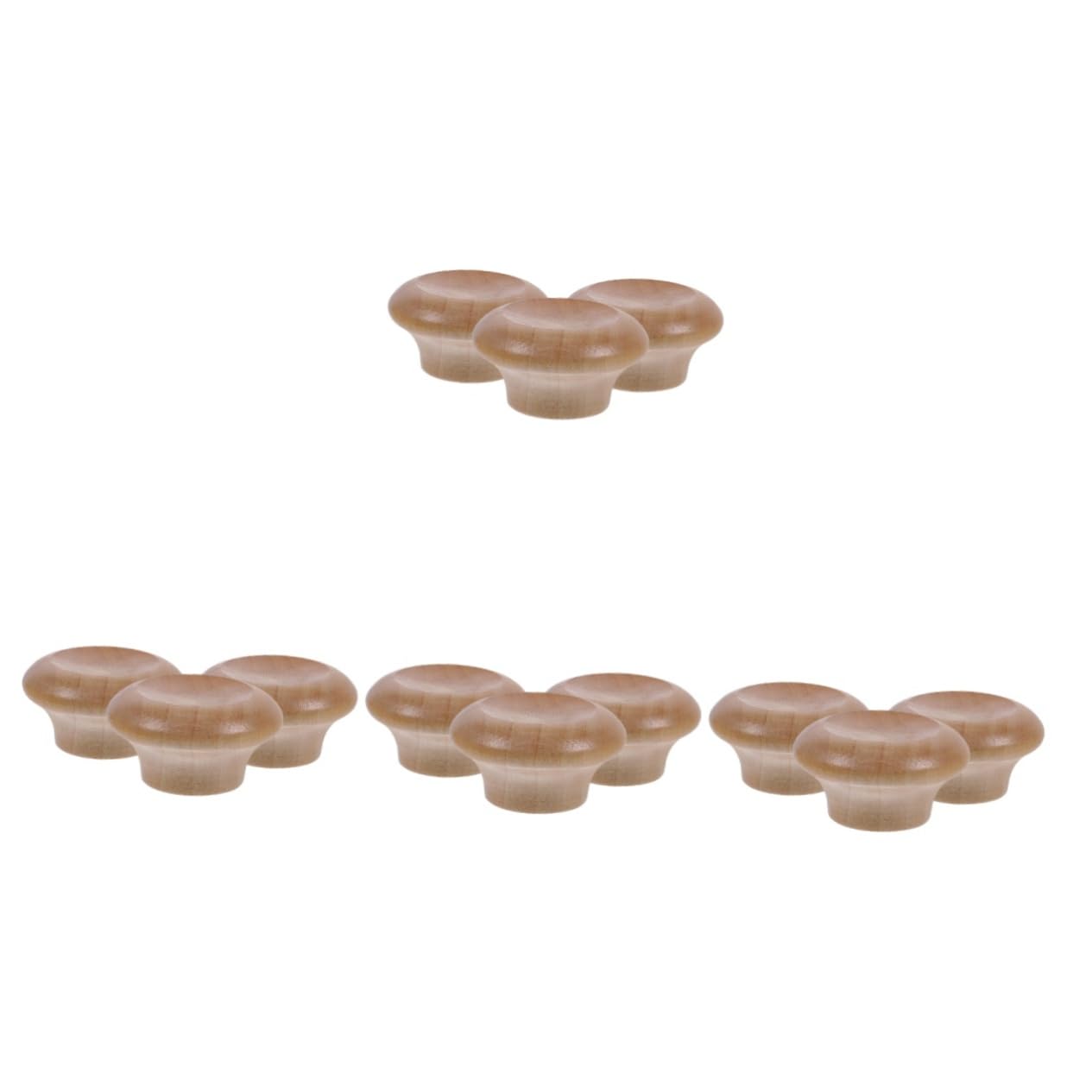 Poignée de couvercle de casserole Cabilock en bois massif résistant, lot de 4 pièces universelles