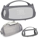JCHPINE Funda de silicona y funda rígida de viaje para JBL Charge 4 / Charge 5, no para versión Wi-Fi)