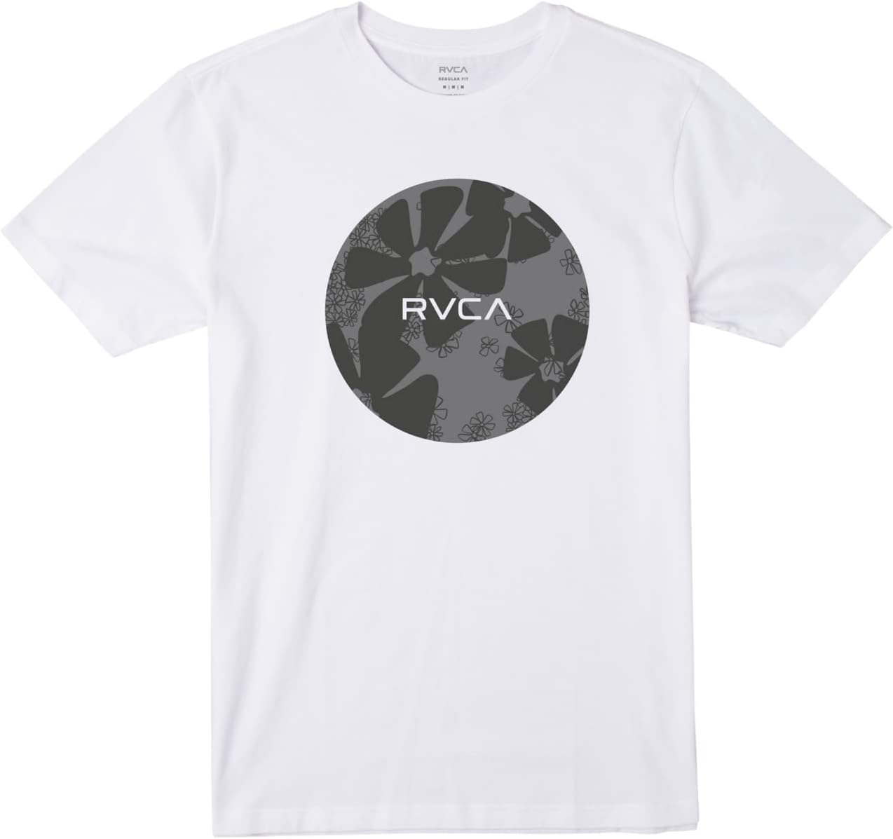 RVCA Mens Lightweight Regular Fit Knit Short Sleeve Tee