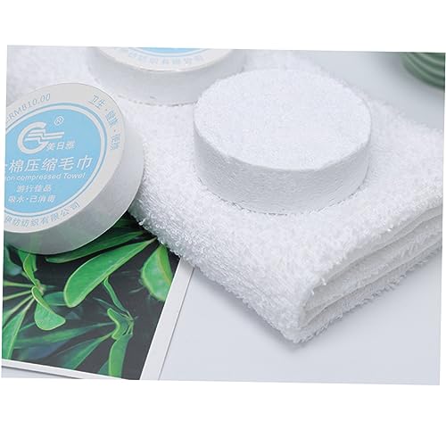 minkissy 10Pcs Toalha Comprimida Lenços Umedecidos Descartáveis ​​Para Viagem