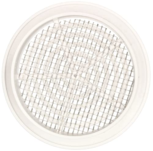 KOTARBAU® Ventilation Grille Colour Round Diameter Size Name with Insect Screen (80 mm, White) - Image 3