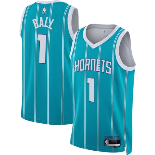 LaMelo Ball Charlotte Hornets NBA Kids Youth 8-20 Teal Icon Edition Swingman Jersey, Verde Azulado, 8