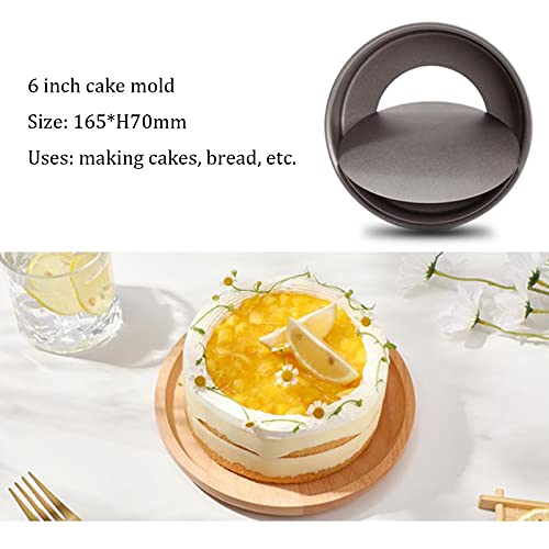 Küchenutensilien Backform-Set 5-teiliges Set mit Boden aus Kohlenstoffstahl, Antihaft-Kuchenform, Toast, Brot, Pizza, Muffinblech, Antihaft