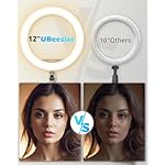 UBeesize 12" Desk Ring Light with Stand and Phone Holder, Overhead Phone Mount for Video Recording, Zoom Meeting, Live Streaming, Tiktok, YouTube，Compatible with iPhone, Android, Cameras - Image 3