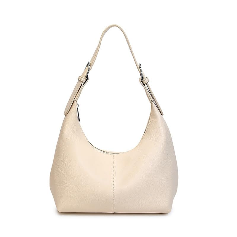 Women Trendy Crescent Shoulder Bags Soft Vegan Leather Hobo Bags Tote Handbag Slouchy Top-Handle Bag BGUS-13-0