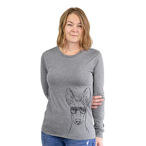 Aviator Ruadh The Pharaoh Hound Women's Long Sleeve T-Shirt Xtra Small Grey