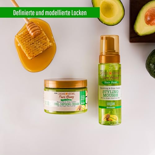 Schaumfestiger Locken Creme Of Nature Pure Honey Hair Food Avocado