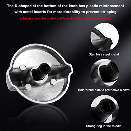 Wb03T10325 Knobs Burner Control Knobs Replacement Ge Stove Knobs Compatible With General Electric Range Cooktop Knob 2691864 2691864 Ap5690210 Ps3510510 #TOP1
