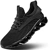 Men's Fashion Sneakers Slip on Walking Running Shoes Blade Tennis Casual Comfort Non Slip Work Sport Athletic Trainer