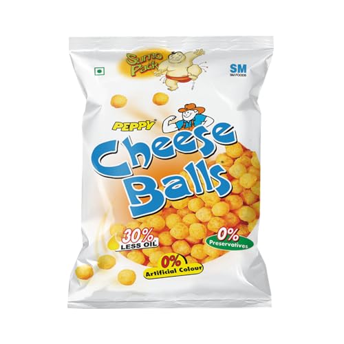 Image of Peppy Cheese Balls, 55g or 60g (Weight May Vary)
