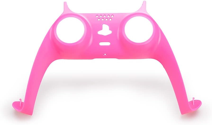 Dosanjh PS5 Controller Joystick Decorative Strip PS5 Custom Cover Plates Faceplate Skin Strip Replacement Decorative Shell PS5 Accessories for PS5 Controller (Pink)