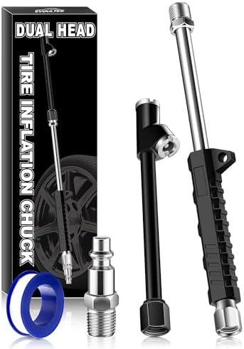 2 Way Connection Air Chuck Set-1/4 Inch Female NPT Closed Ball - Foto 12