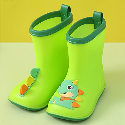 Kids Dinosaur Rain Boots for Boys Girls Mud Boots Waterproof Toddler Lightweight Rainboots with Easy-On Handles3