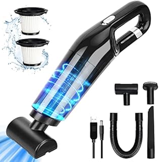 LAMA Handheld Vacuum Cleaner Cordless, Portable Rechargeable Hand Hoover With Strong Suction High Power, Lightweight Dust Busters Hand Held, Small Vacuum Cleaner for Car Home Office Desk Keyboard
