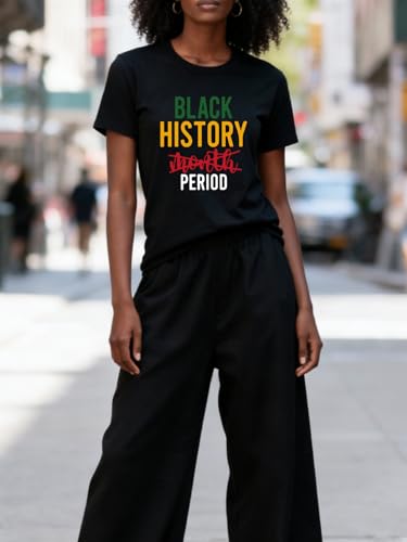 Image of Black History Pajamas, Graphic Matching Sets for Women, Magic Afro American Natural Hair Vintage Melanin T-Shirts and Pants
