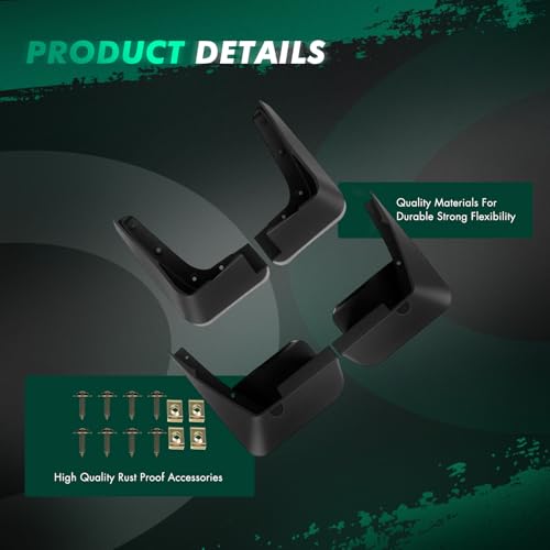 Image of SCITOO Set of 4PCS Universal mud Flaps for 2013-2018 for Subaru Forester Front & Rear mud Flaps Splash Guard Set