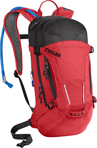 CamelBak M.U.L.E. Mountain Biking Hydration Backpack - Easy Refilling Hydration Backpack - Magnetic Tube Trap - 100 oz.