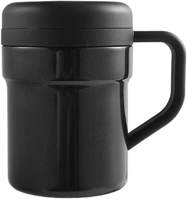 Temperature Difference Automatic Stirring Cup Portable Magnetic Non-charging Lazy Coffee(D)