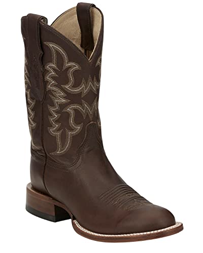 Justin Mens Wayne Round Toe Boots