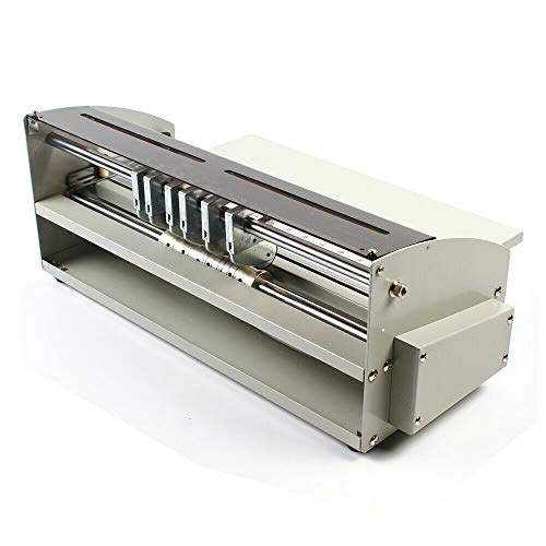 18\" 460mm Paper Creasing Machine Electric Creaser/Scorer/Perforator Labor-Saving Perforator 1.12lb Paper 10m/min Dotted Line Cutting110V Aluminium Alloy Using Motor Drive - Thumbnail 7