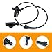 pinflaw 1 PC Car Wheel Speed ​​Sensor, ABS Anti-Lock Braking System Rear Left Sensing Devicee, Direct Install Standard Parts Replacement 3630050U2010, Compatible with Heyue Models (Black)