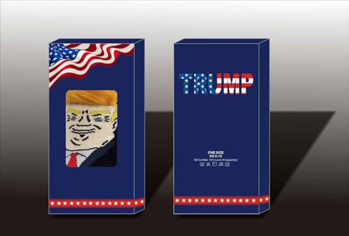Trump with Hair Socks - Unisex Funny Gift Socks Novelty President 2020 Socks with Comb