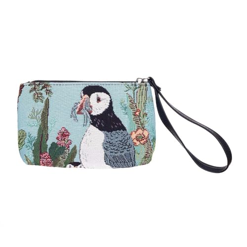 Petit sac macareux en tapisserie chic pour femme