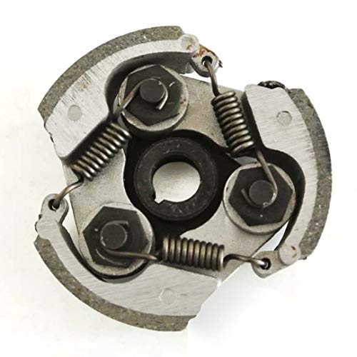 Auped - Zentrifugal-Kupplungsblock für Motorrad mit 3 Federn für 2-Takt 47cc 49cc Mini Quad Pocket Bike Dirt Bike ATV Scooter (Schwarz)
