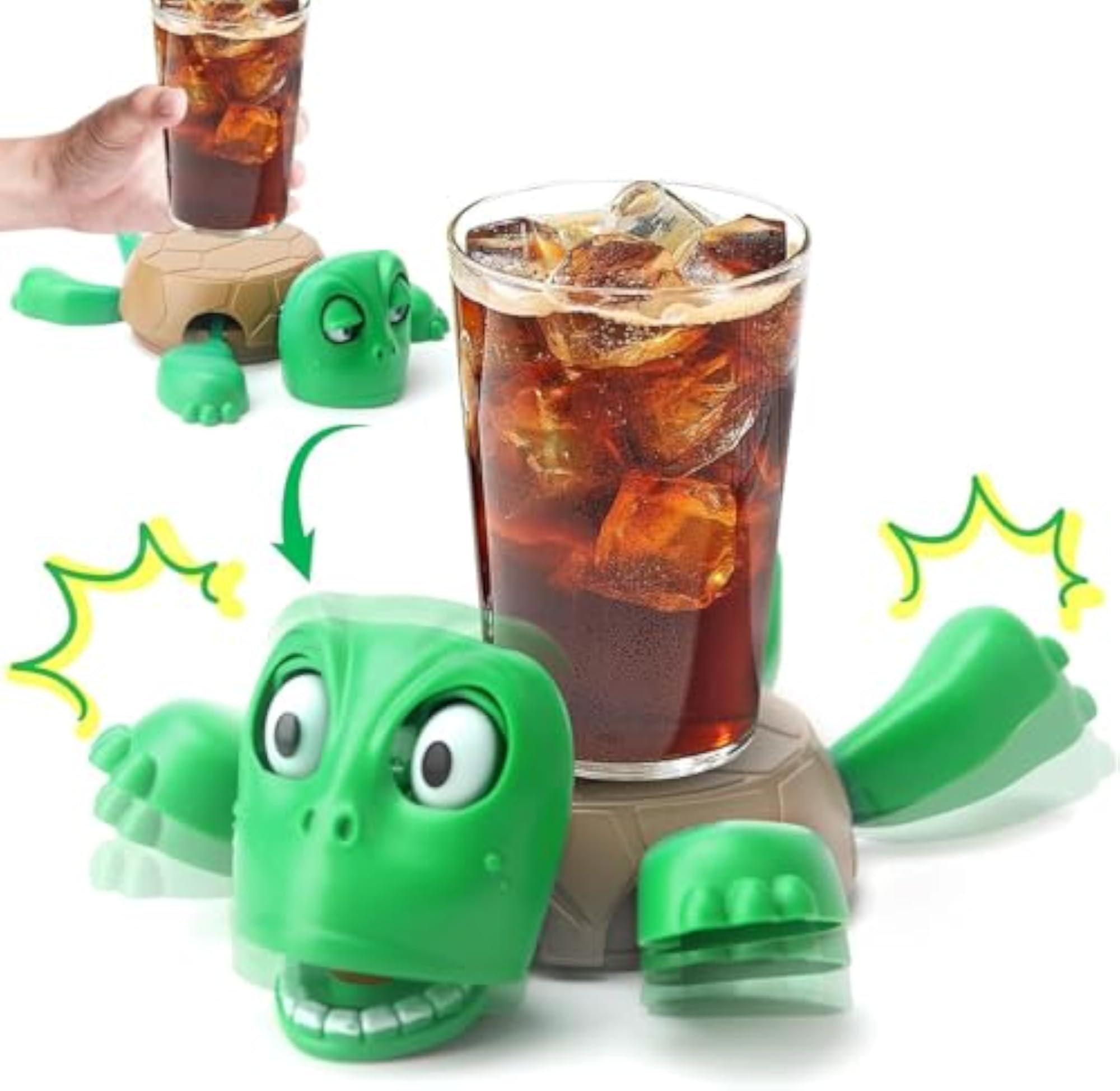 Turtle Coaster with Funny Expression, Gift for Home