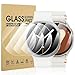 Diruite 4-Pack Screen Protector for Samsung Galaxy Watch 8/7/6/5/4/FE 40mm Tempered Glass Screen Cover[Diameter Size 37mm]
