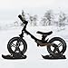 Xcello Kids Balanced Scooter Skis Stand Snowboard Equipment Parking Rack for Winter Skiing in Black