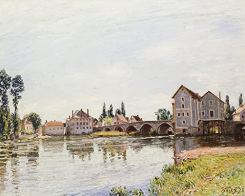 Peinture Abstraite Sisley Haut de Gamme : Poster de Salon 60x90