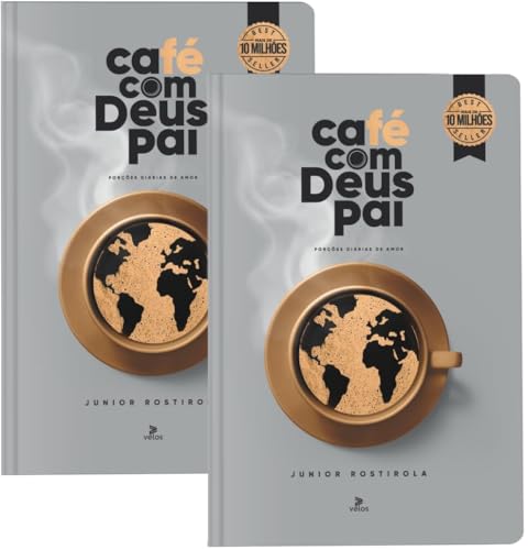 Kit 2 Livros Café com Deus Pai 2026 - Porções Diárias de Amor - 2...