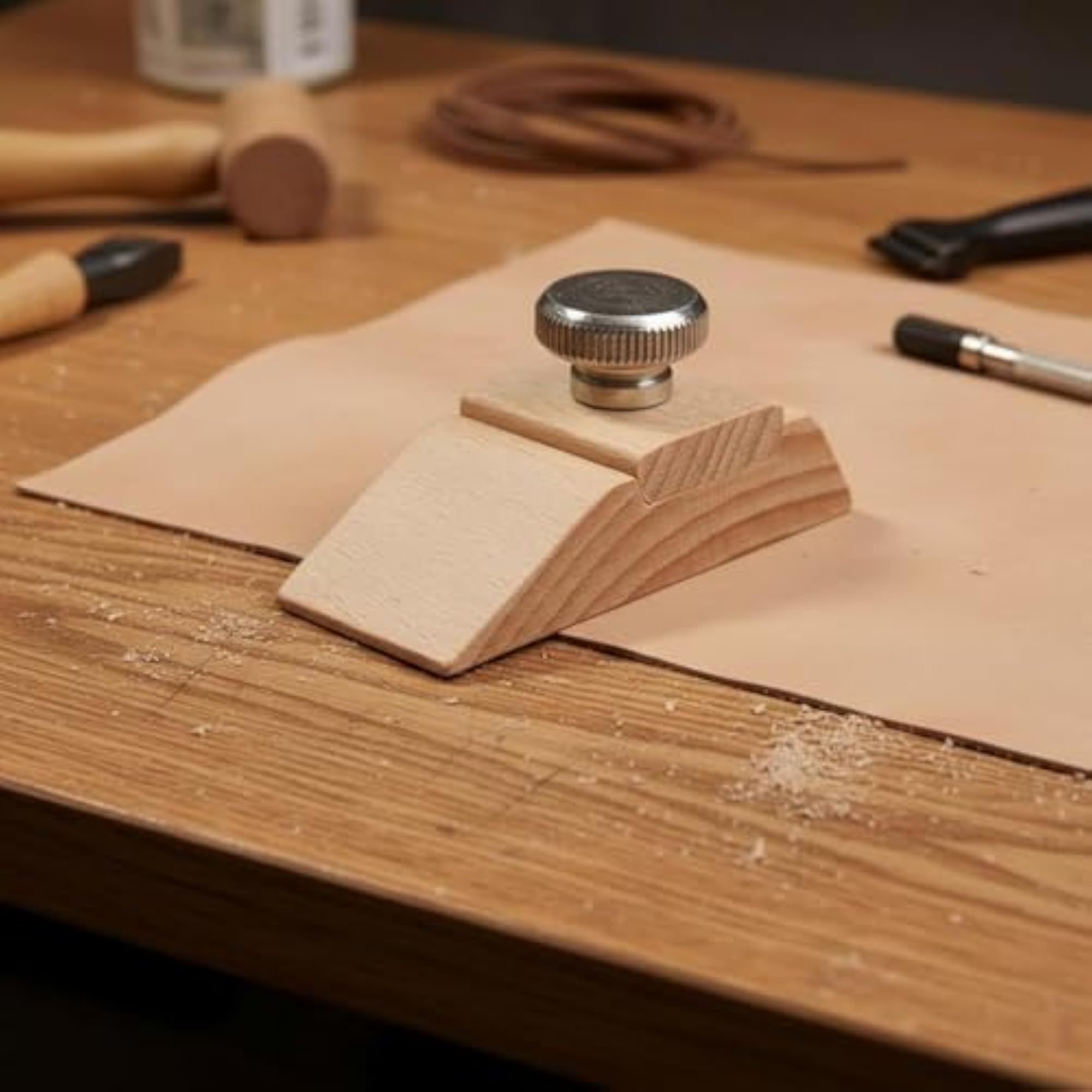 Adjustable Clamp Leather Border Sanding Block