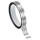 Ruban Miroir PET Brillant - Ces rubans miroirs métalliques sont fabriqués en polyester, offrant un effet miroir brillant, lumineux et vibrant. Ils sont durables, résistants et anti-cassure, empêchant l'étirement et la déformation pendant l'utilisation.