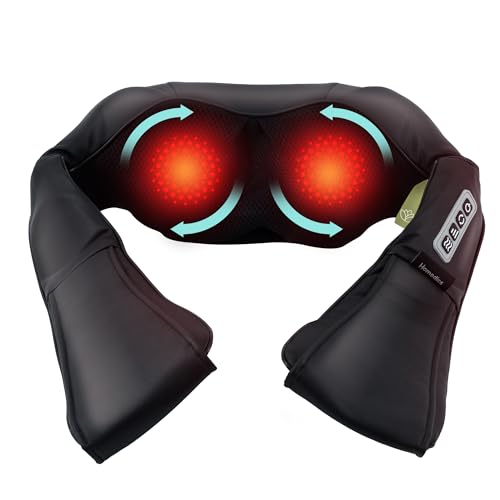 HoMedics Shiatsu Masseur Cervical Portable Chauffant - Appareil de Massage Cervical Électrique pour...