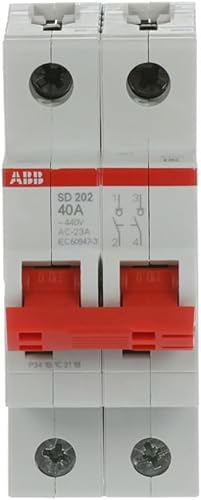 Abb-entrelec sd202/40 2-Pole 40A Section Switch - 1