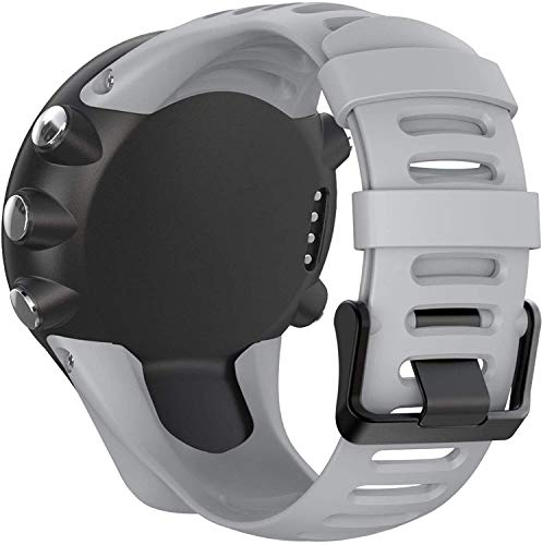 Tyogeephy Accesorio de silicona correa de reloj con tornillos Compatible para Suunto Ambit 1/2/2S/2R/3 Sport/3 Run/3 Peak Smartwatch