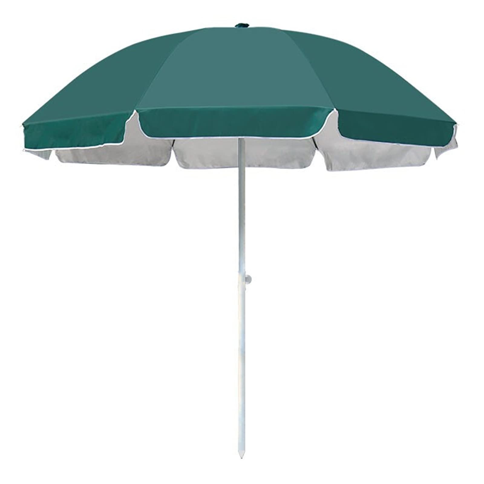 Sombrilla de playa grande de 2.4m para terraza, piscina y jardin con proteccion solar 8