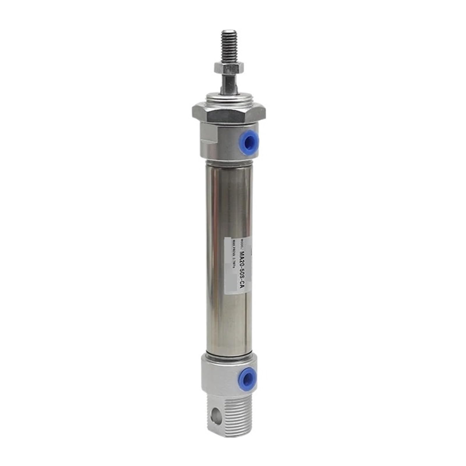Cilindro neumático de aire inoxidable MA16X25SCA mini redondo doble acción