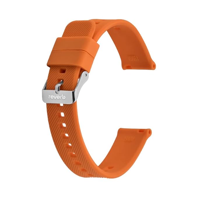 reverb Soft Silicone Watch Band 19mm Smart Watch Strap Compatible with