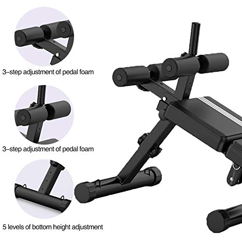 【US in Stock】Adjustable Benches,Multi-Functional Weight Bench for Full All-in-One Body Workout – Hyper Back Extension, Roman Chair, Adjustable Ab Sit up Bench, Decline Bench, Flat Bench