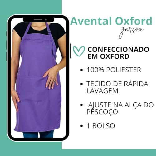 Kit 3 Avental Garçom Restaurante Cozinha Lanchonete